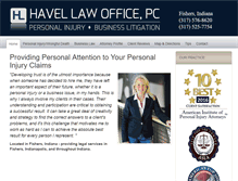 Tablet Screenshot of havel-law.com